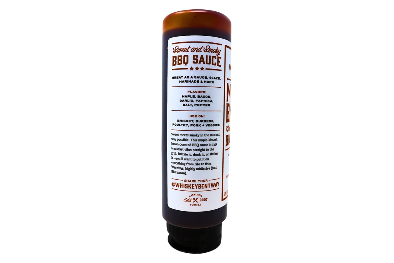 Whiskey Bent Maple Bacon - Sweet and Smoky BBQ Sauce